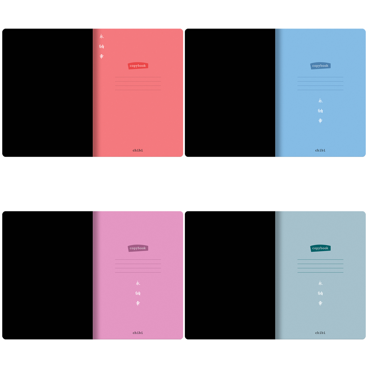 Тетрадь 40 л. клетка MESHU Сhibi, ЕВРО