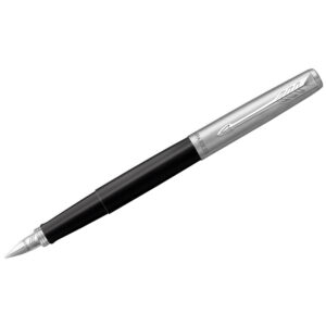 Ручка перьевая Parker Jotter Originals Black Chrome CT синяя 0,8мм