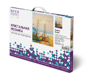 Алмазная мозаика ФРЕЯ 30х40см Лодки