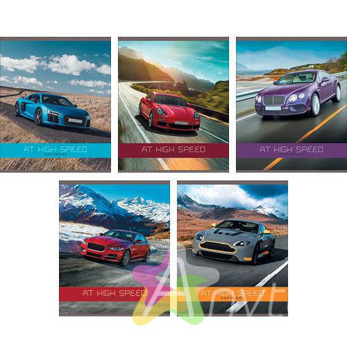 Тетрадь 48 л. лин. Канц-Эксмо СВЕРХСКОРОСТЬ (авто)