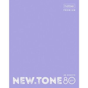 Тетрадь 80л. клетка  Хатбер NEWtone PASTEL Лаванда