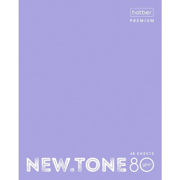 Тетрадь 80л. клетка  Хатбер NEWtone PASTEL Лаванда