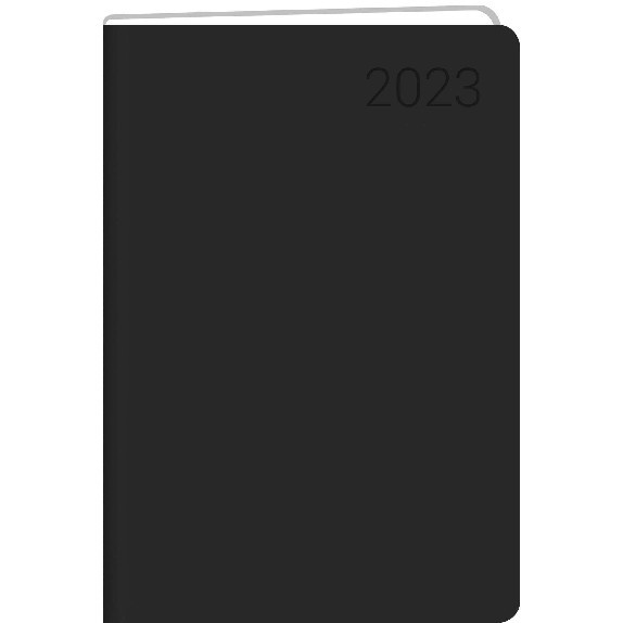 Ежедневник датир. А6, 176л. Эксмо Paragraph Черный