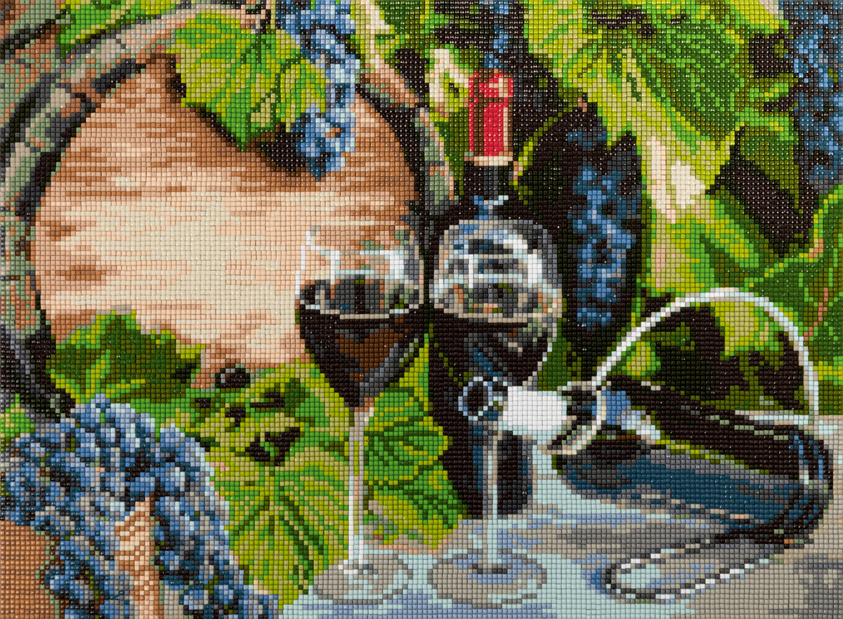 Алмазная мозаика ФРЕЯ 30х40см Виноградный день