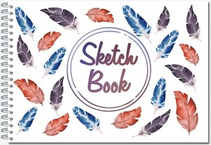 Скетчбук А6  60л Полином Sketchbook 100г/м2 мет.гр