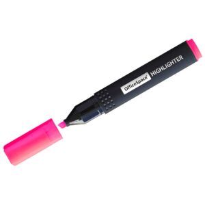 Выделитель текста Office Spase 1-4мм розовый