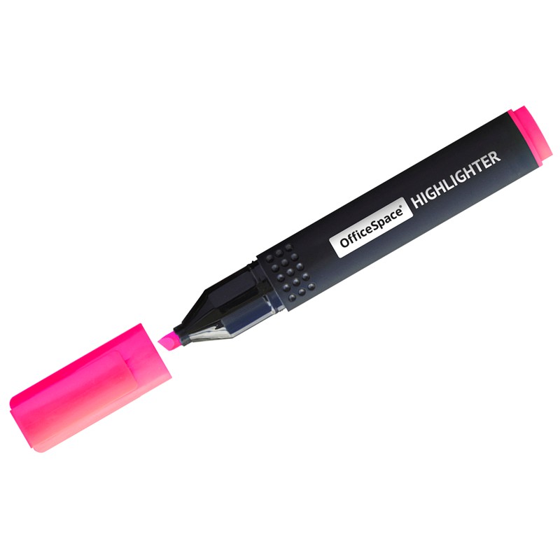 Выделитель текста Office Spase 1-4мм розовый
