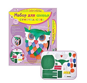 Набор для шитья. СУМОЧКА-СОВА