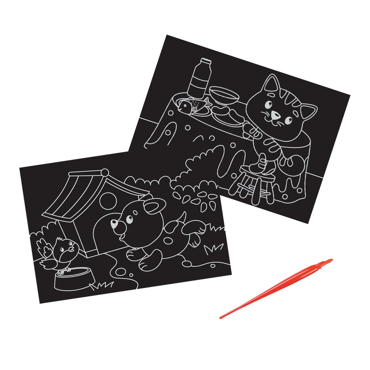 Гравюра А5 Мульти-Пульти Домашние животные, разноц