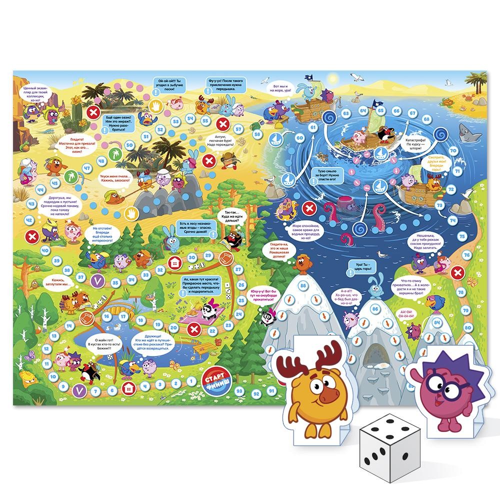 Игра настольная  Смешарики Большое путешествие ГЕО