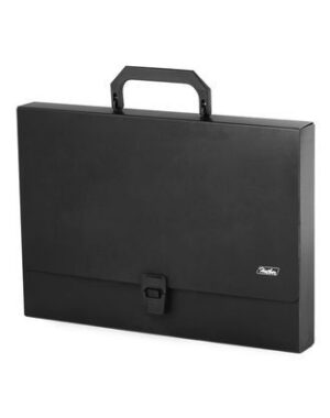 Папка-портфель 1 отдел Hatber STANDARD черн.