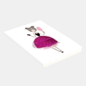 Бизнес-блокнот В6 80л. GET GLITTER 4, линия