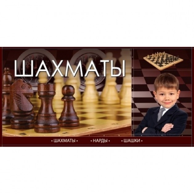 Шахматы-шашки-нарды 3в1 (Играем вместе)