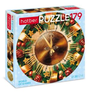 ПАЗЛЫ 179 эл. круглые Часы d300мм