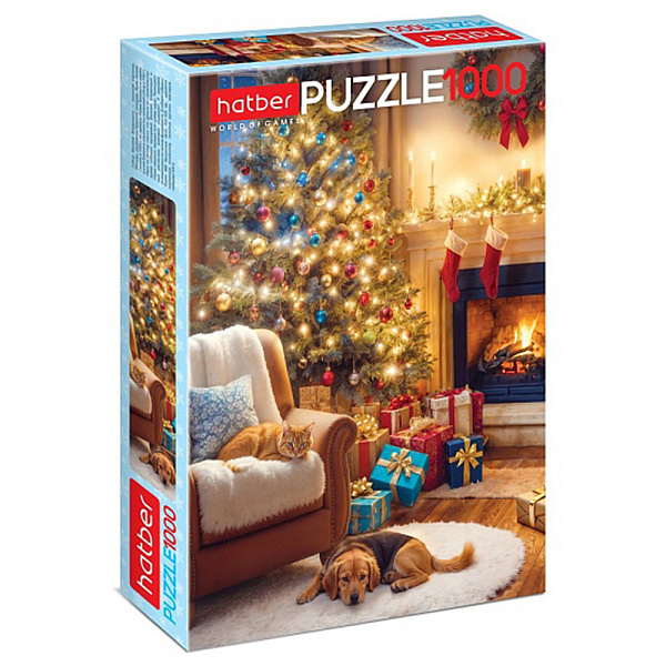 ПАЗЛЫ 1000 эл. Вечер у камина 480х680мм