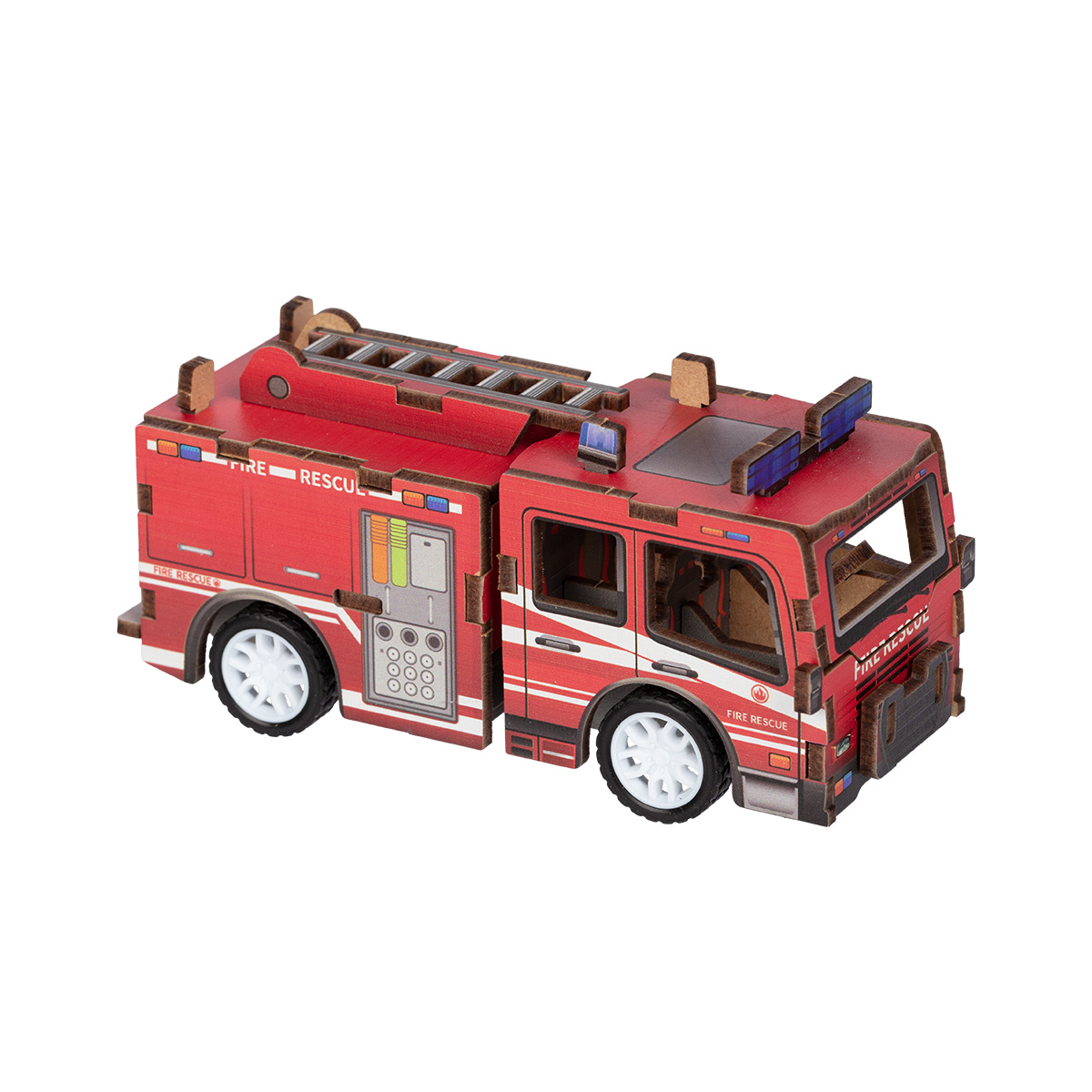 Пазлы 3D Транспорт (мини) Пожарная машина 29 эл.
