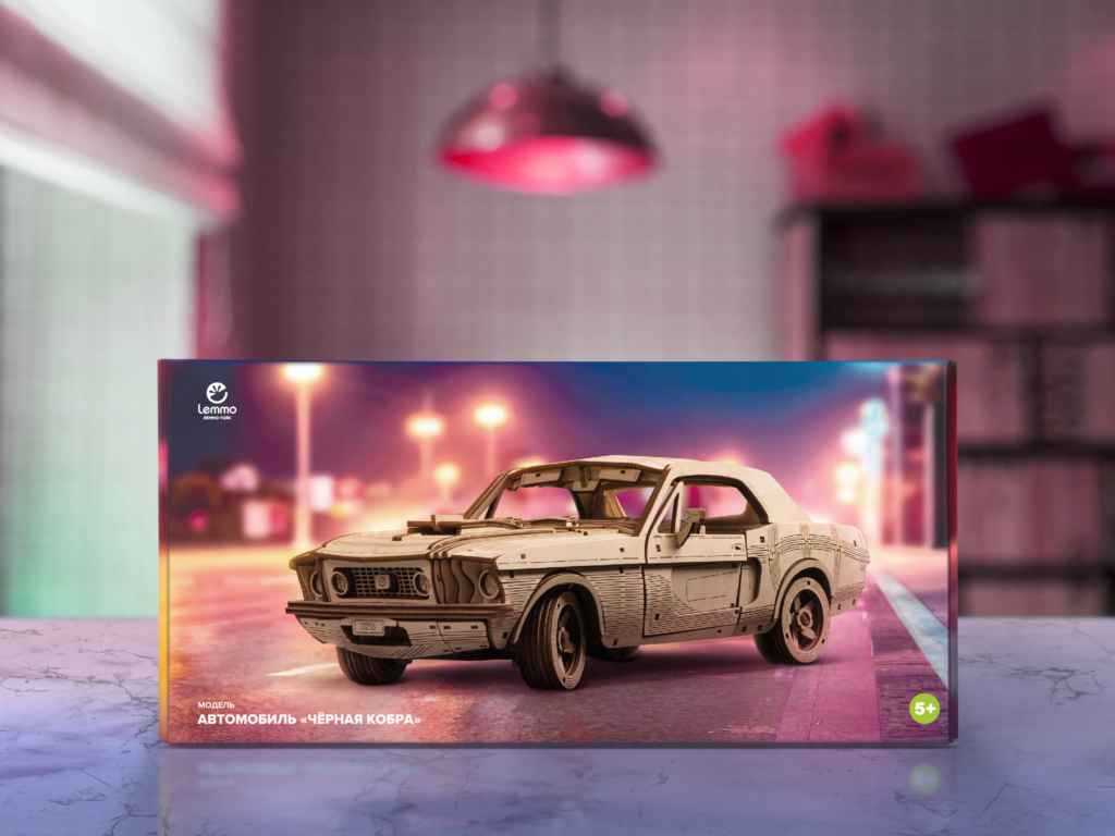 Конструктор Автомобиль Черная кобра Lemmo