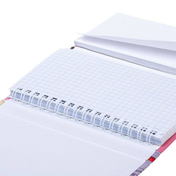 Записная книжка 80-50л. А6 Hatber Neko-Neko гребень, резинка