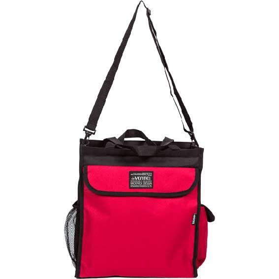 Сумка для дополнительных занятий deVENTE Red 31х36см, текстильная, бордовая