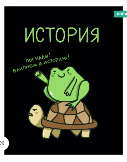 Тетрадь 48 л. клетка Эксмо Жабка ИСТОРИЯ