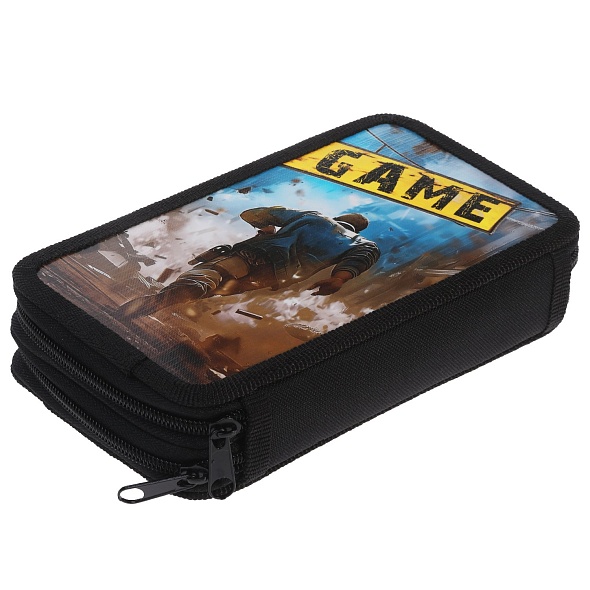 Пенал 2отд. Hatber 190х110мм Gamer zone