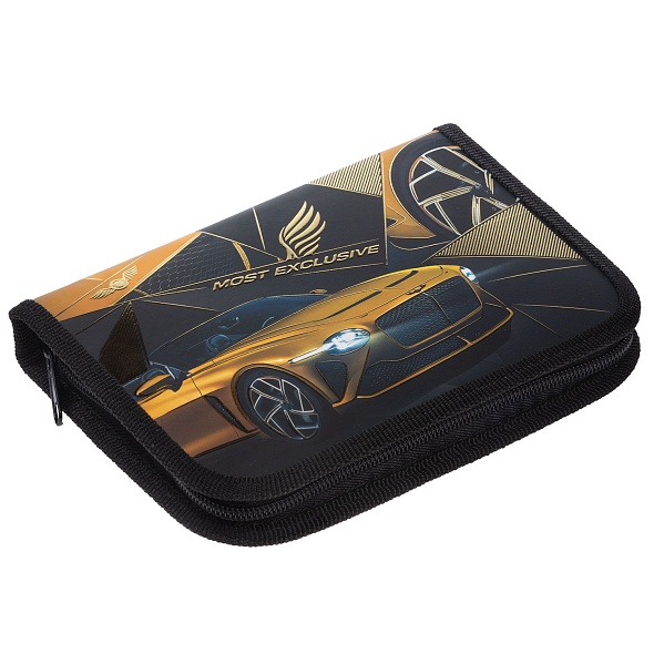 Пенал 1отд. Hatber 190х130мм Эксклюзивные авто