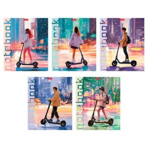 Тетрадь 48 л. клетка Hatber Городсой движ