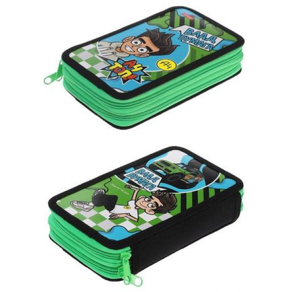 Пенал 2отд. Hatber 190х110мм Влад_А4