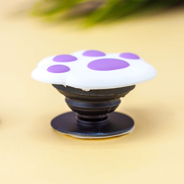 Попсокет Cat's paw, purple