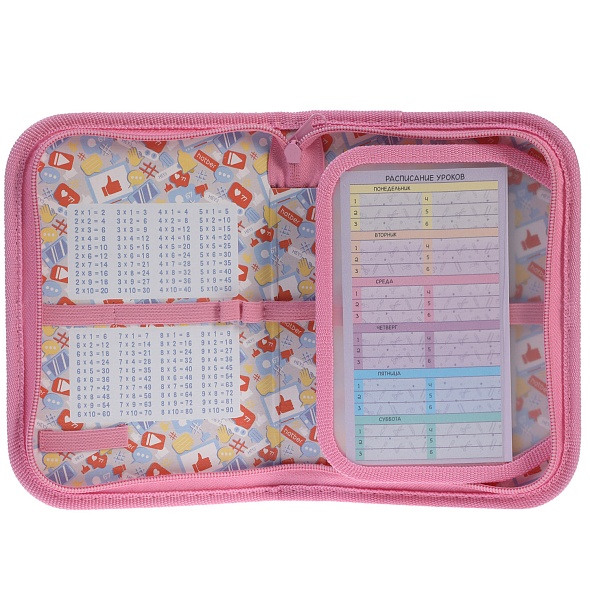 Пенал 1отд. Hatber 190х130мм с откидной планкой Нежные моменты