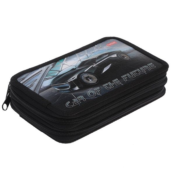 Пенал 2отд. Hatber 190х110мм Car of the future