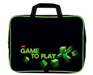 Папка с ручками Hatber Пиксель, текстильная