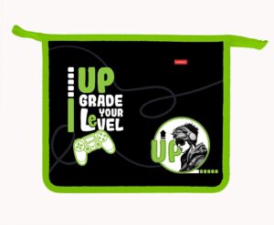 Папка для тетрадей на молнии А5 Hatber LETS GO PLAY, 2отд.