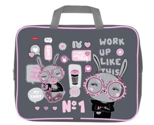 Папка с ручками Hatber В модном чате, текстильная