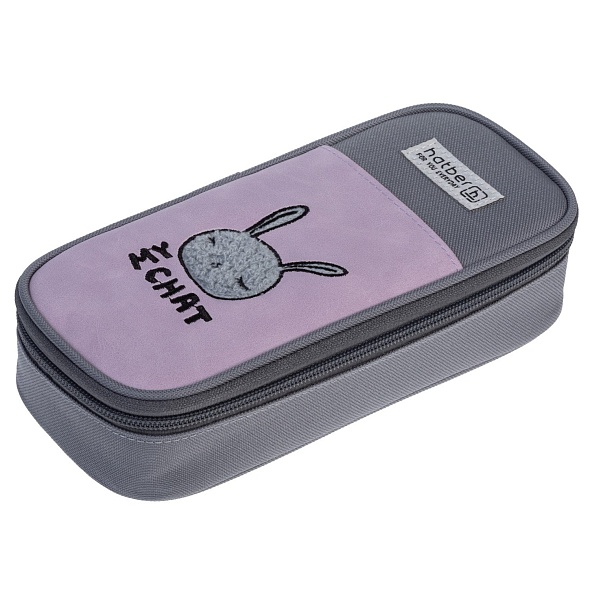 Пенал мягкий на молнии Hatber 220х90х50мм В модном чате