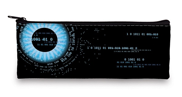 Пенал мягкий на молнии Hatber 195х75мм Взгляд в будущее