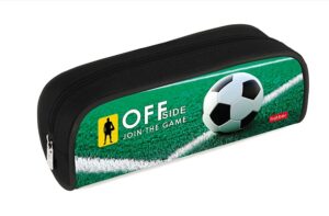 Пенал мягкий на молнии Hatber 210х80х40мм Пенальти