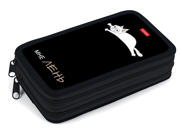 Пенал 2отд. Hatber 190х110мм Всё очень лень