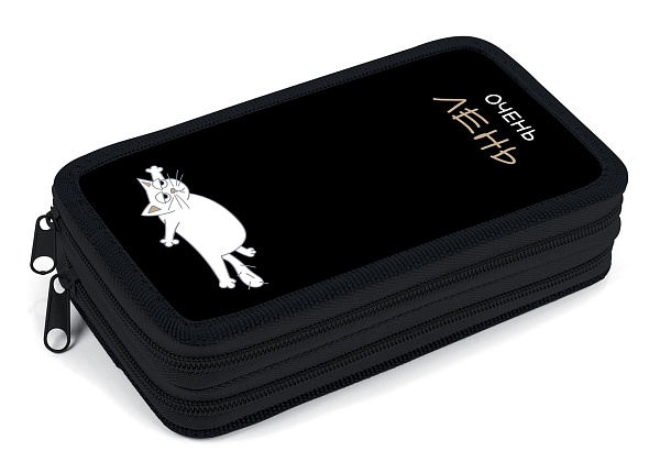 Пенал 2отд. Hatber 190х110мм Всё очень лень