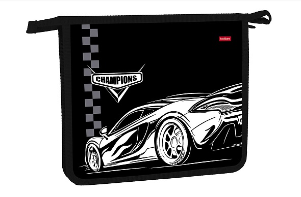 Папка для тетрадей на молнии А5 Hatber Champion, 2отд.