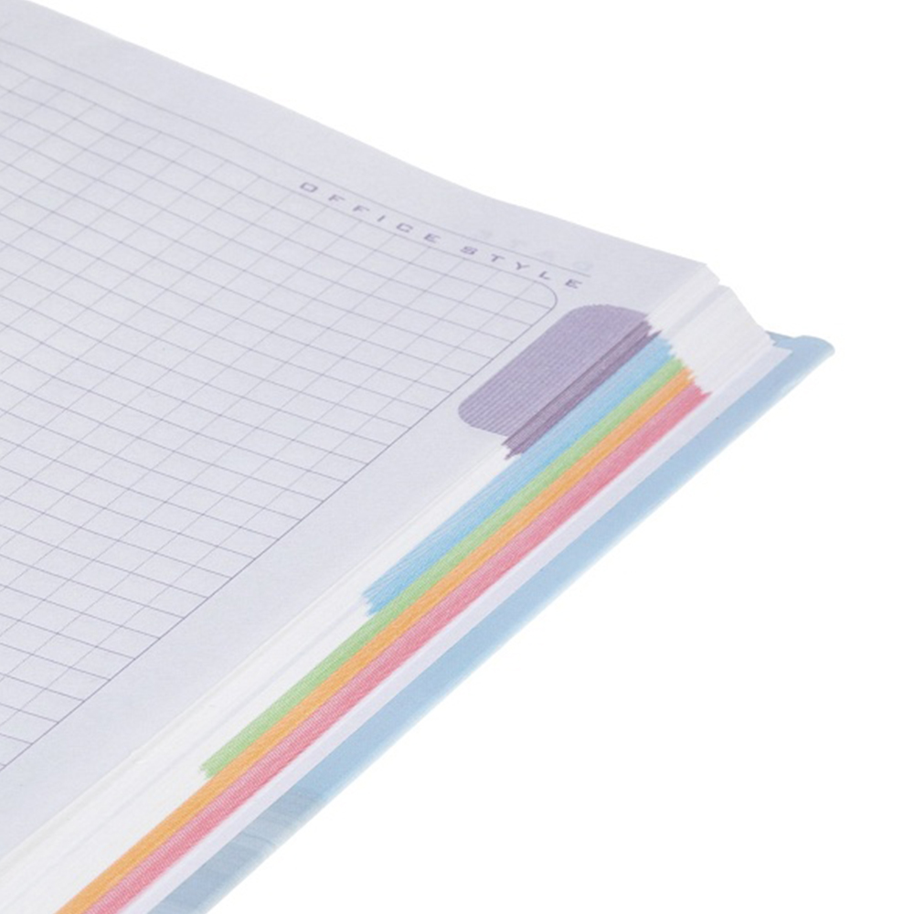 Бизнес-блокнот А5 80л. Hatber Векторные линии, клетка