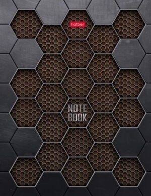 Бизнес-блокнот А5 80л. Hatber Векторные линии, клетка