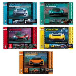Альбом для рисования 32л. Hatber В мире авто, на спирали