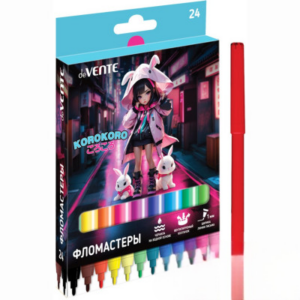Фломастеры deVENTE Korokoro 24цв. к/к