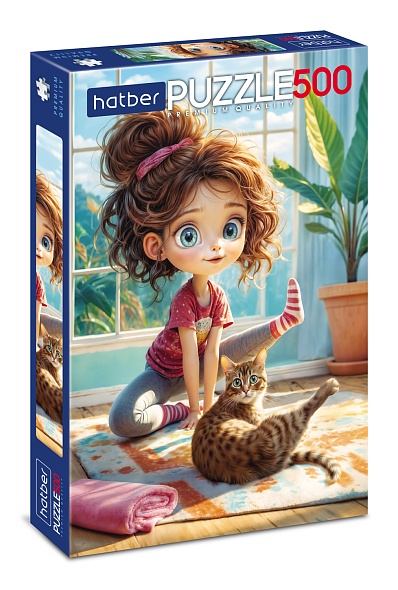 ПАЗЛЫ 500 эл. Premium Веселая гимнастика 480х330мм