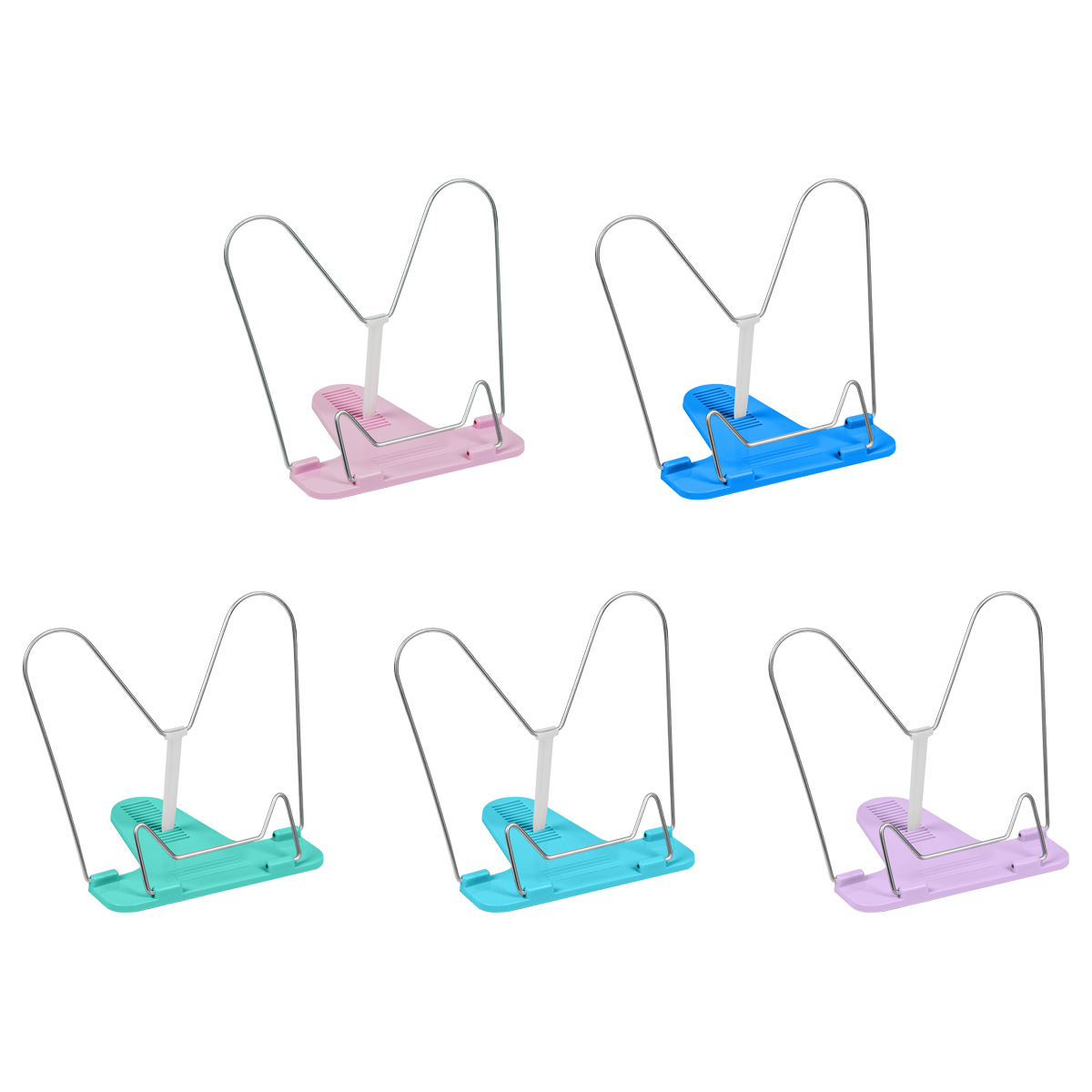 Подставка для книг СТАММ пастельные цвета, ассорти