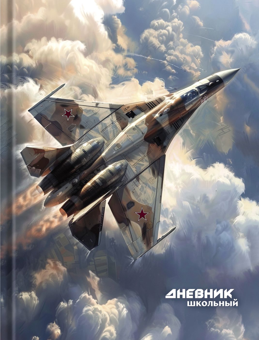 Дневник 1-11кл 7БЦ Альфа-Тренд Военный самолёт