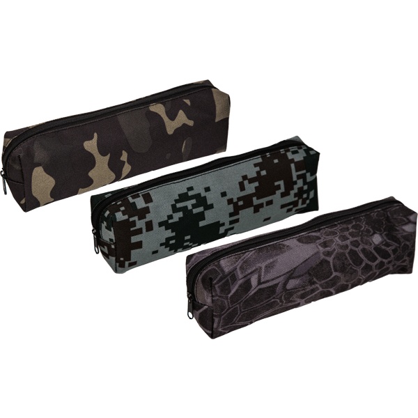 Пенал на молнии Attomex 200х70мм Camouflage текстильный