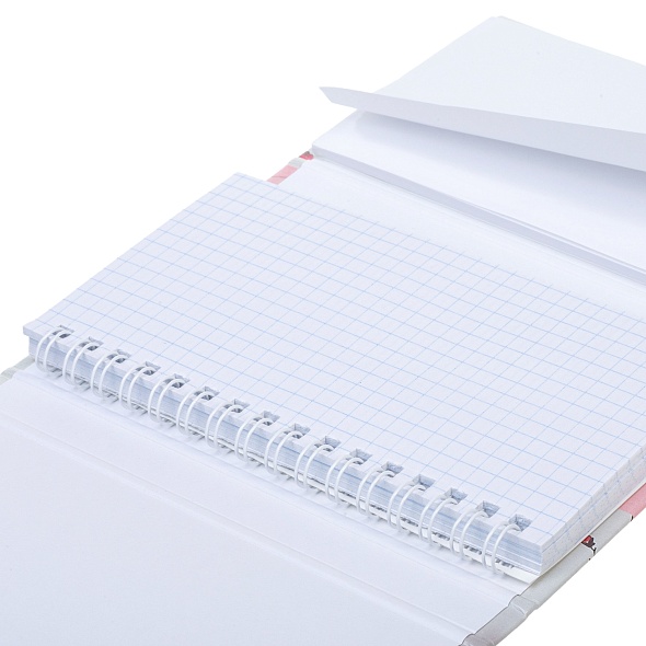 Записная книжка 80-50л. А6 Hatber Цветущая сакура гребень, резинка