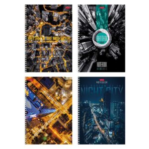 Тетрадь 80л. А4 линия Hatber Ритм ночного города, на гребне